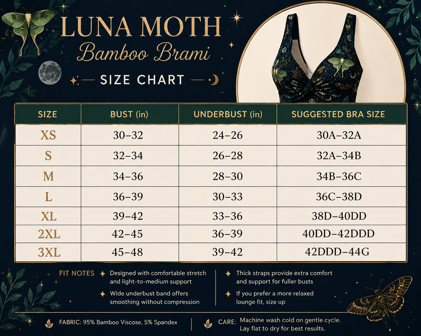 Luna Bloom Bamboo Bralette TESTER PRE-ORDER