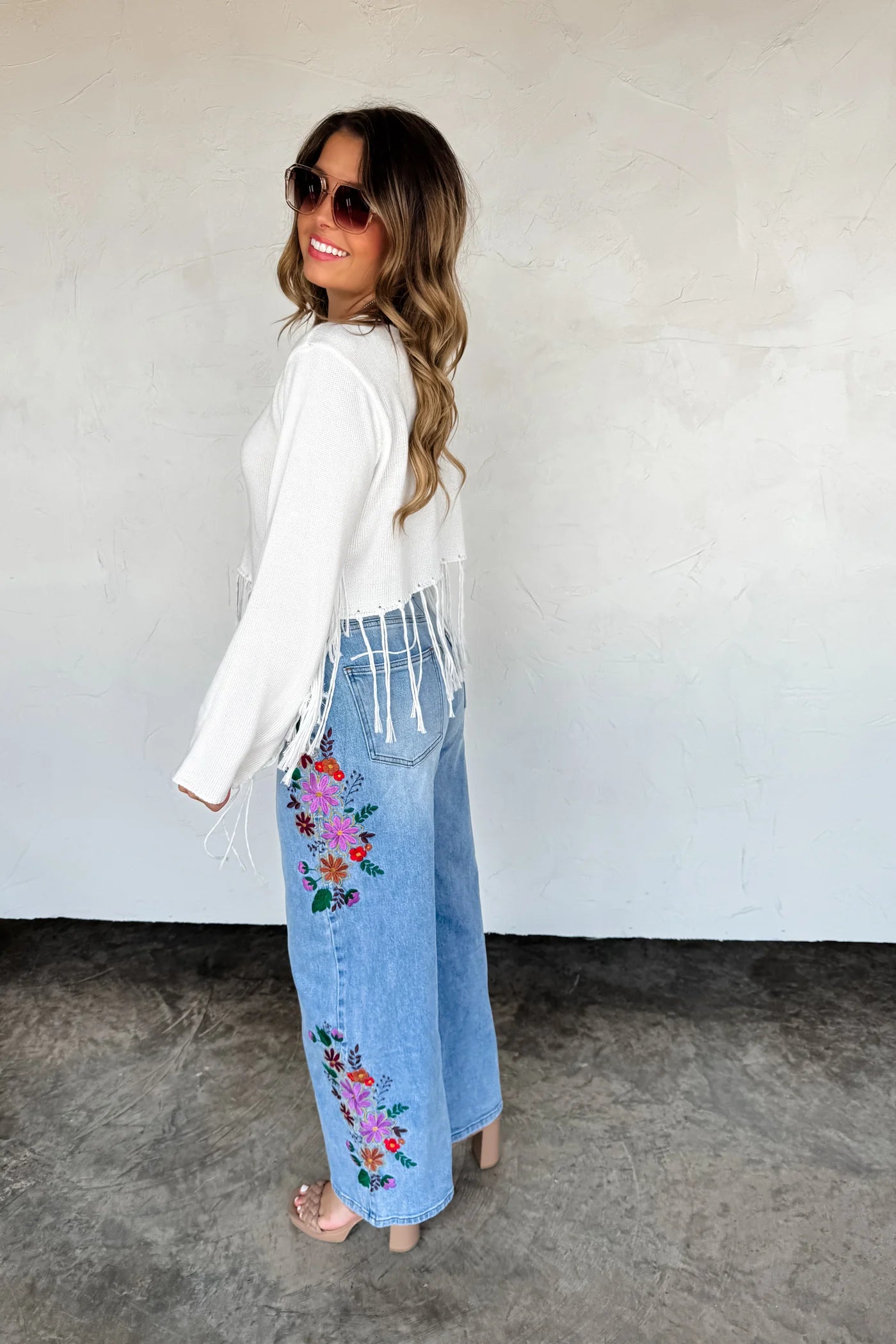 Evie Embroidered Jeans PRE-ORDER