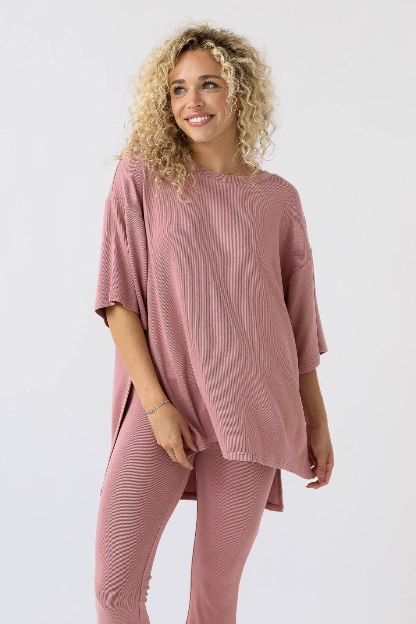 Rose Ribbed Weekend Set PRE-ORDER