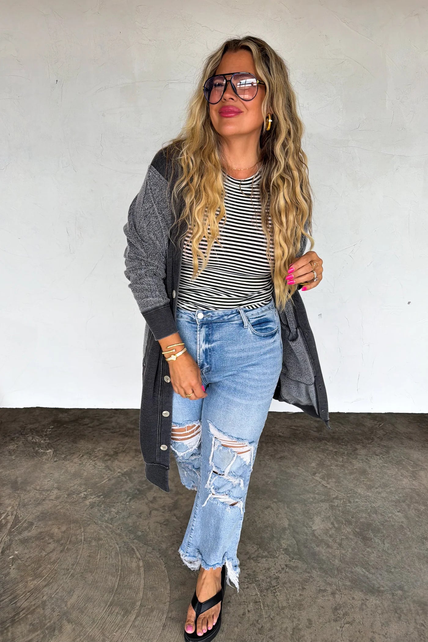 Ashlee Sweatshirt Cardigan NEW COLORS pre-order