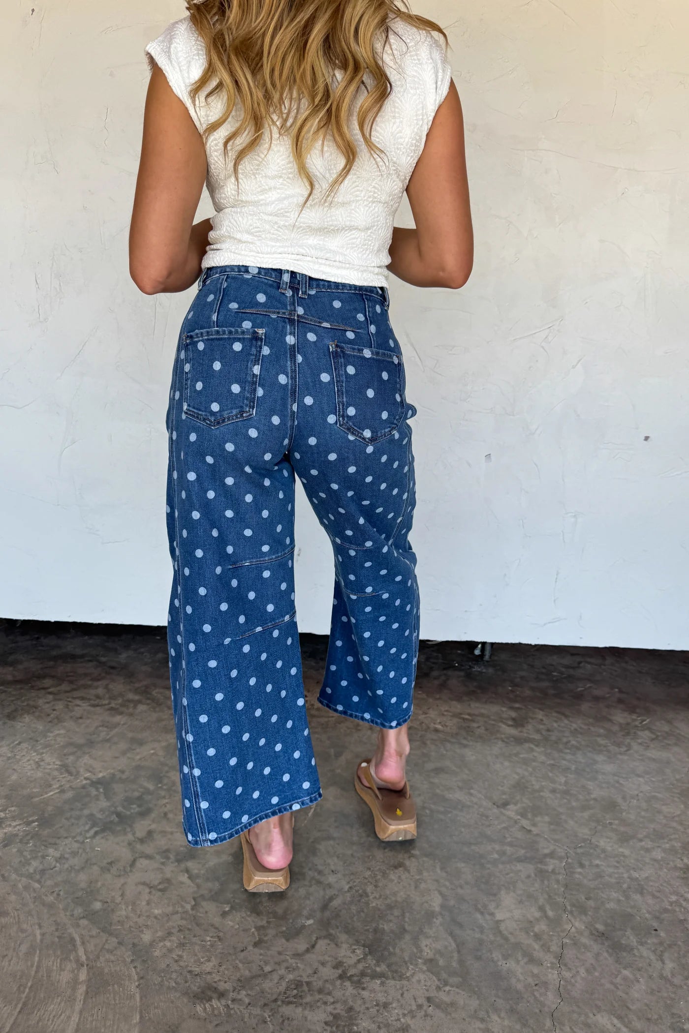 Darling Dot Barrel Jeans PRE-ORDER