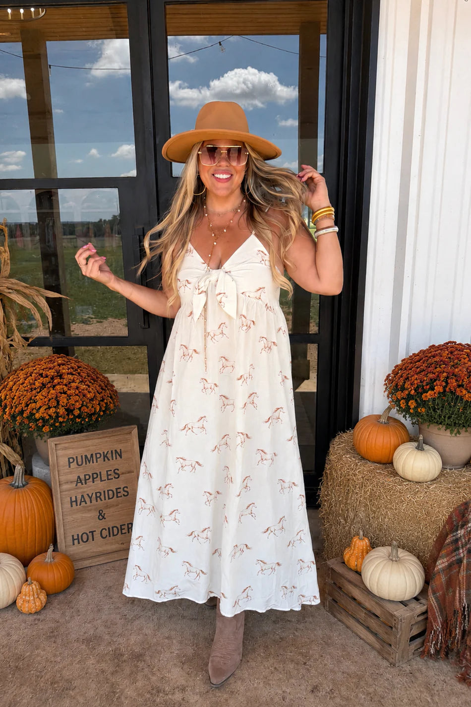 Western Charm Maxi Dress PRE-ORDER