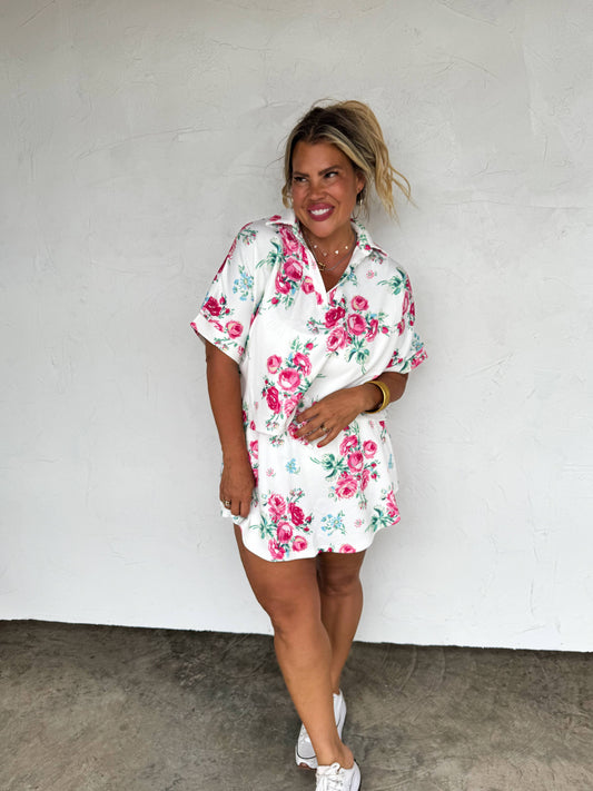 Kasey Floral Skort Set
