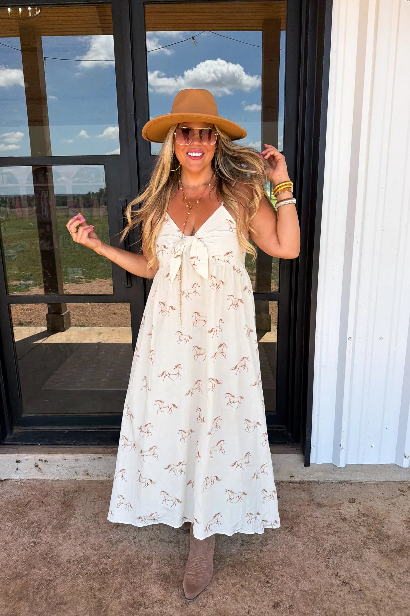 Western Charm Maxi Dress PRE-ORDER