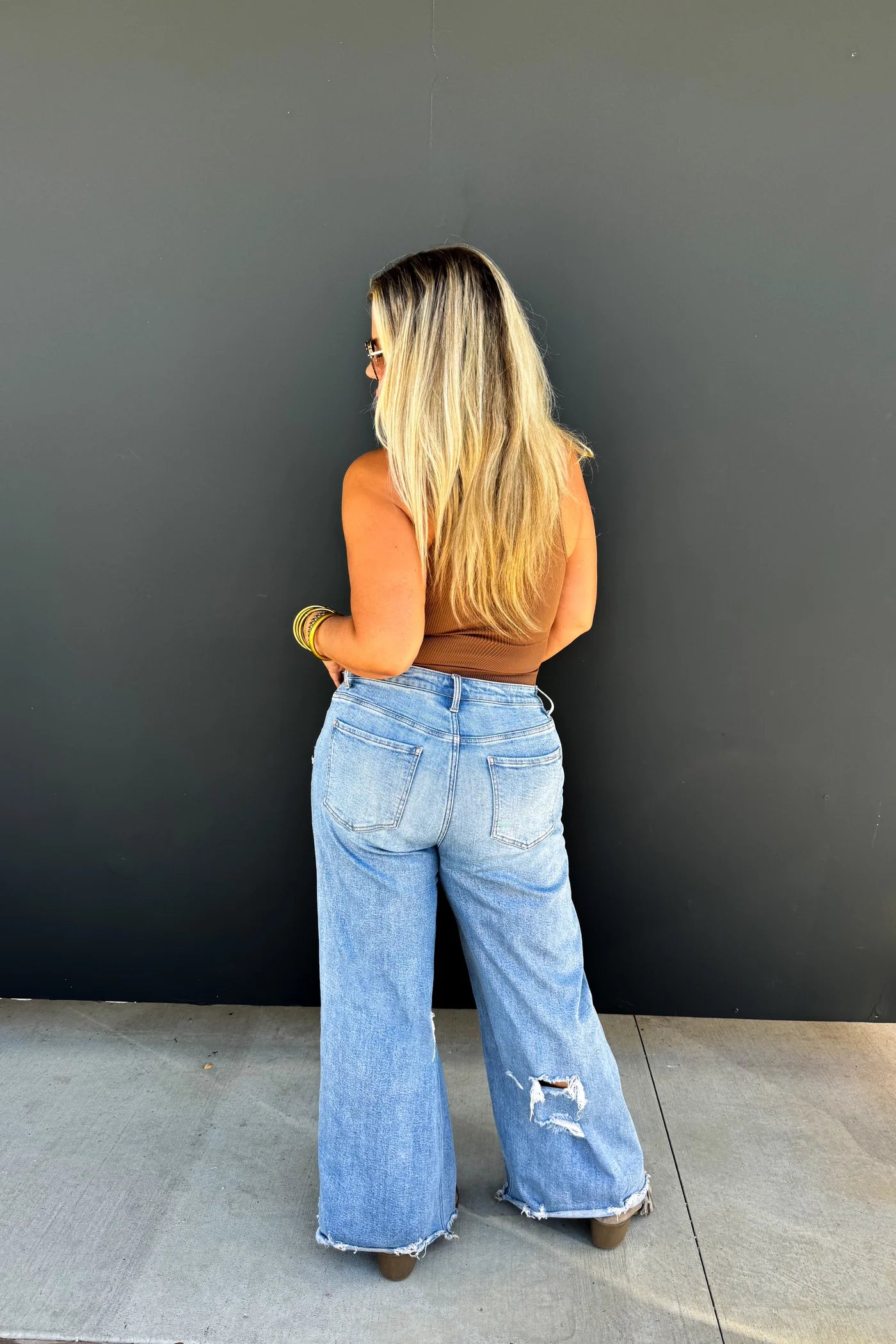 Distressed Drew Dad Jeans PRE-ORDER
