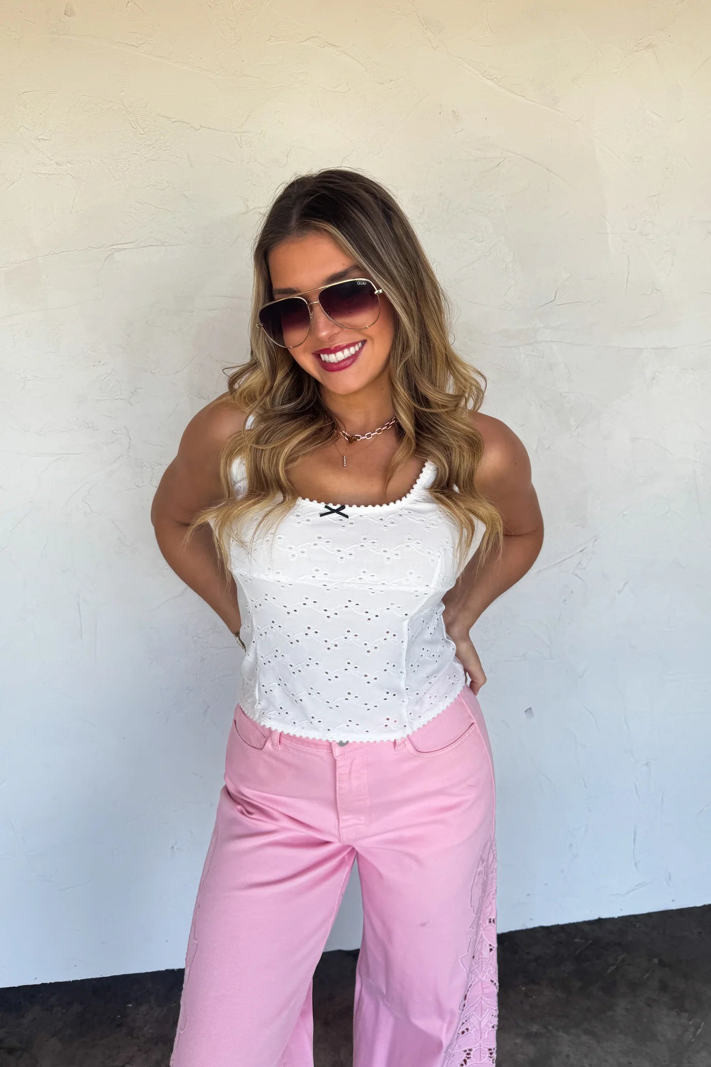 Daisy Lane Eyelett Tank PRE-ORDER
