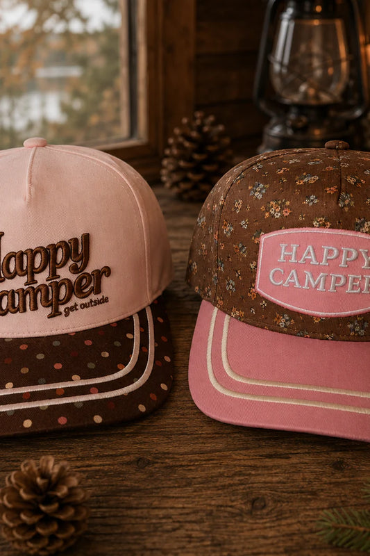 Happy Camper Trucker Hats PRE-ORDER