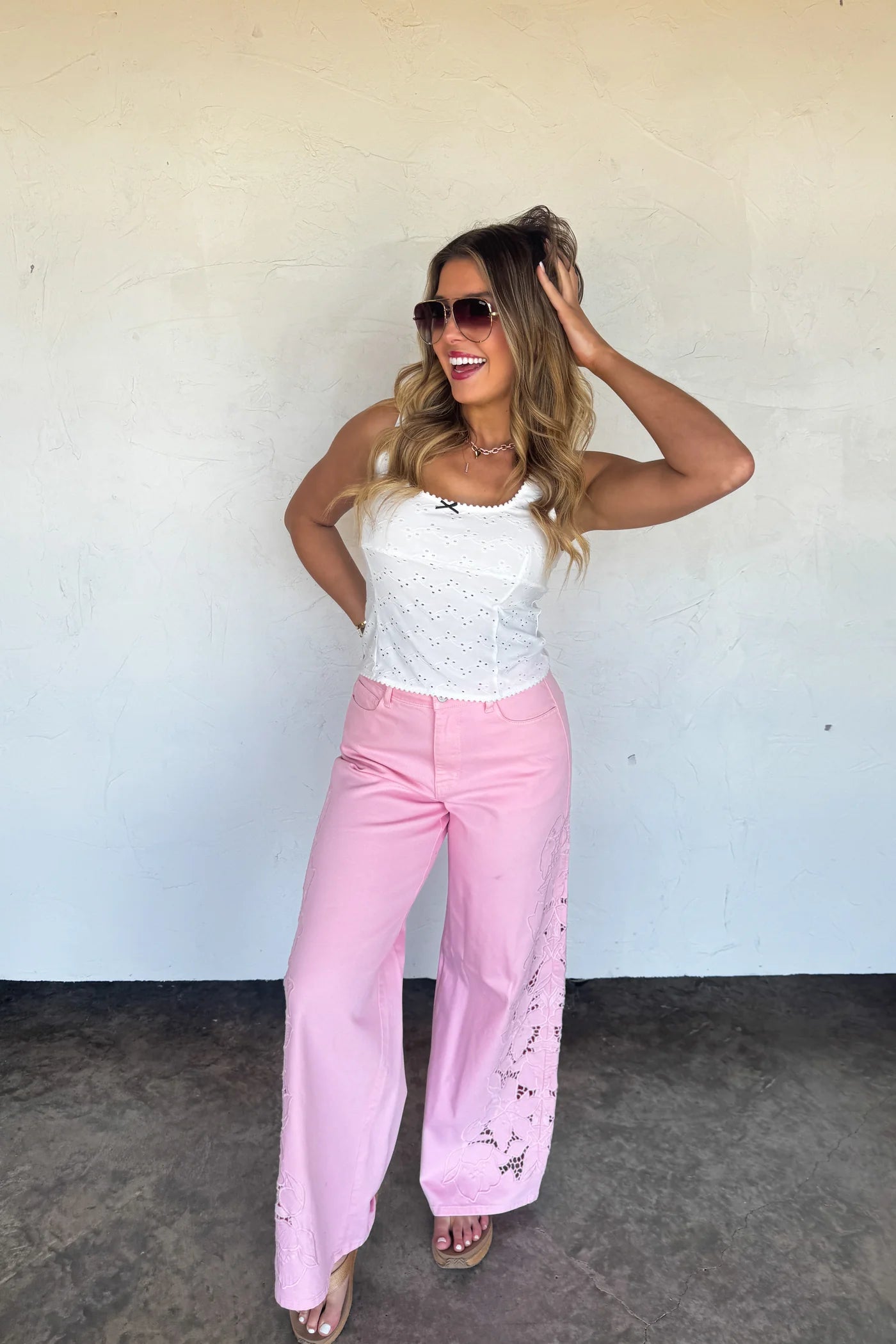 Daisy Lane Eyelett Tank PRE-ORDER
