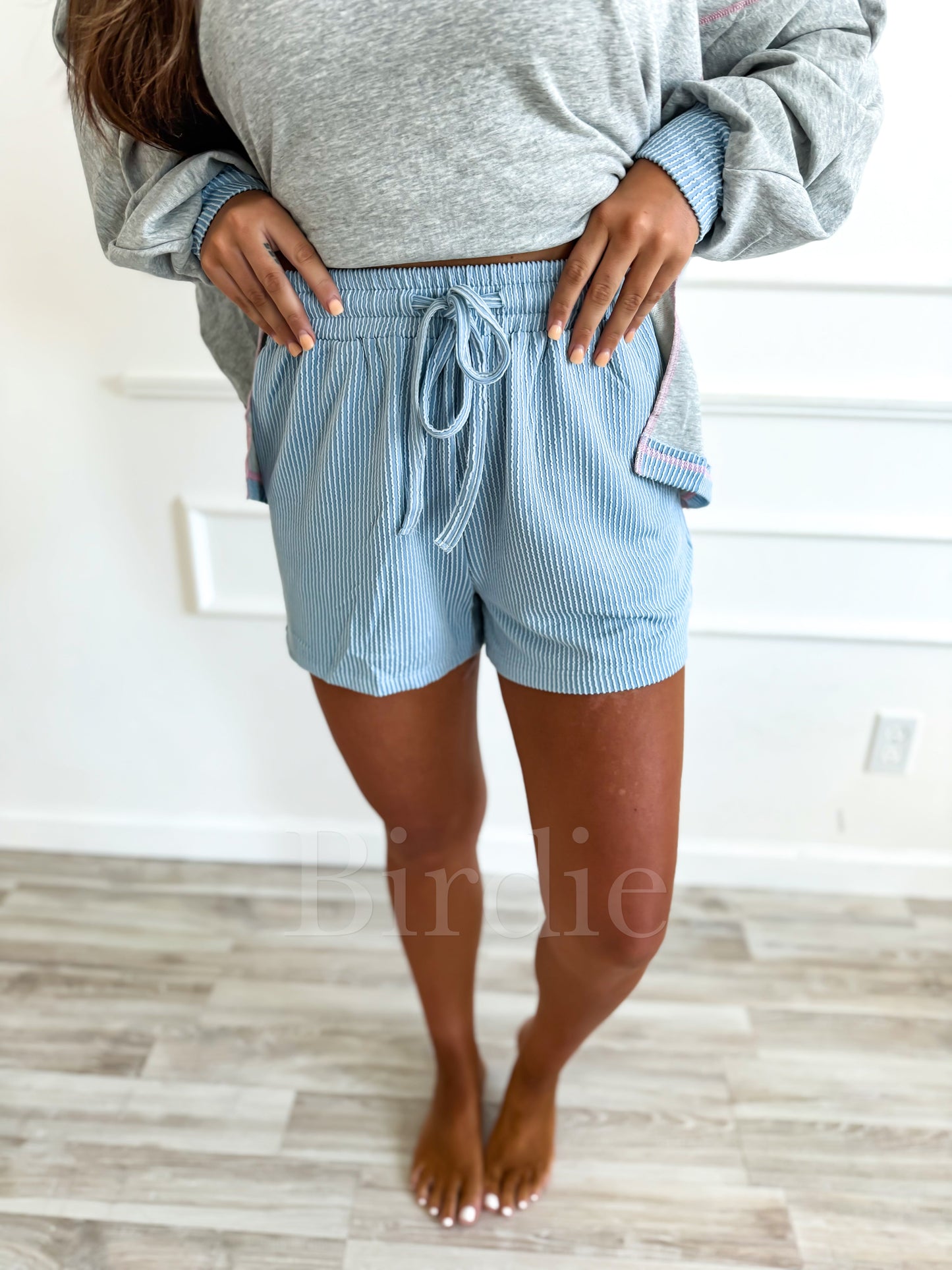 Spun Sugar Ribbed Mock Neck Set PRE-ORDER