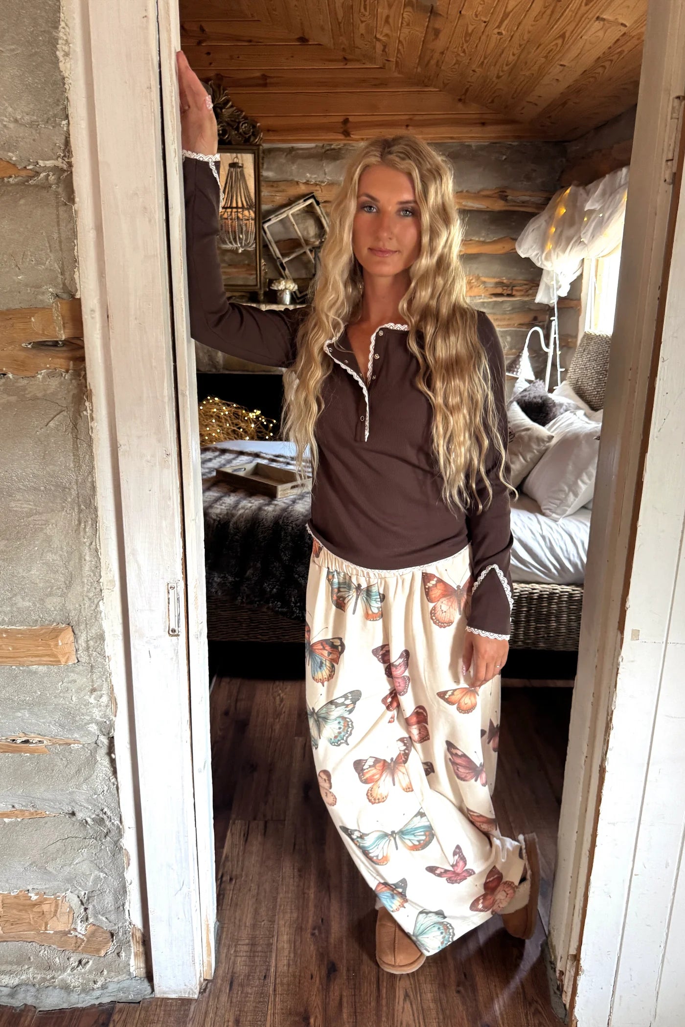 Rosie Lace Henley PRE-ORDER
