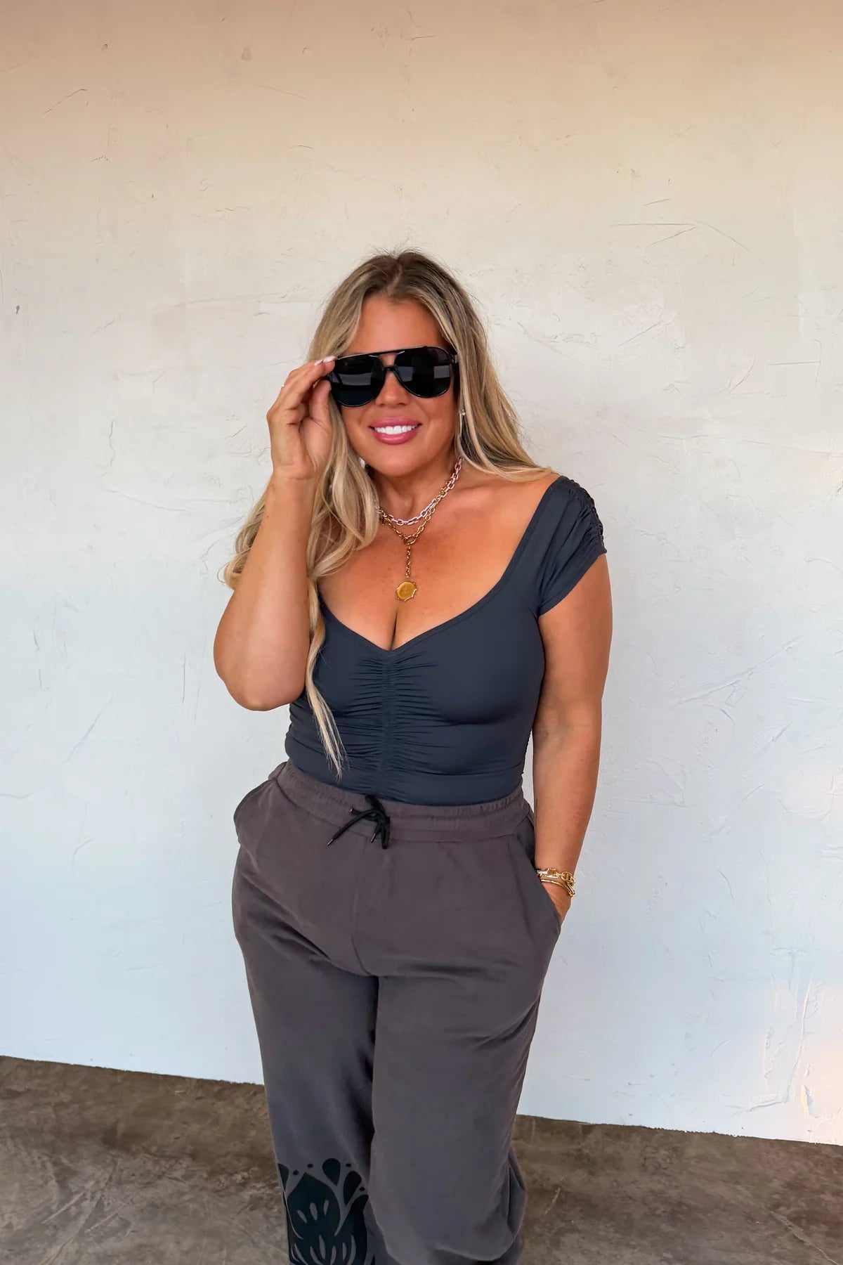 On the Go Cap-Sleeve Top PRE-ORDER