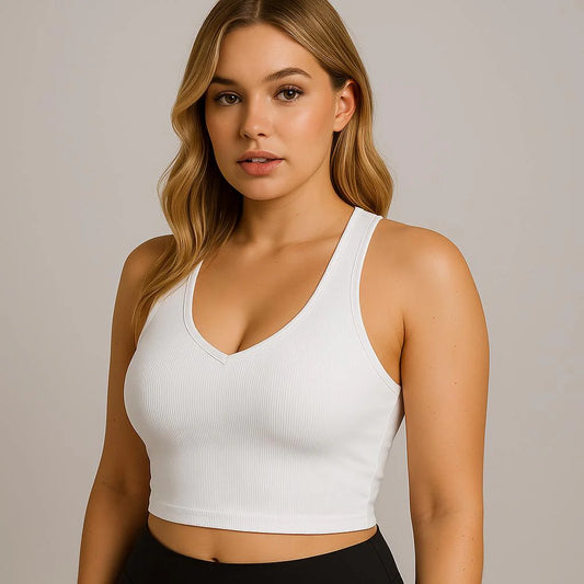 Krystal Cropped Brami Tank
