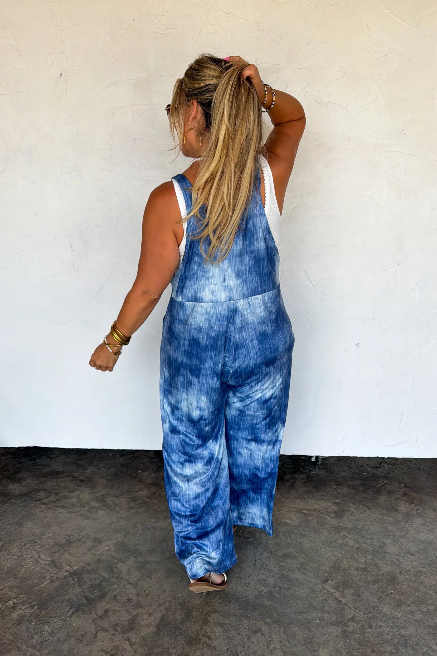 Ashley Blue Dyed Adjustable Overalls PRE-ORDER